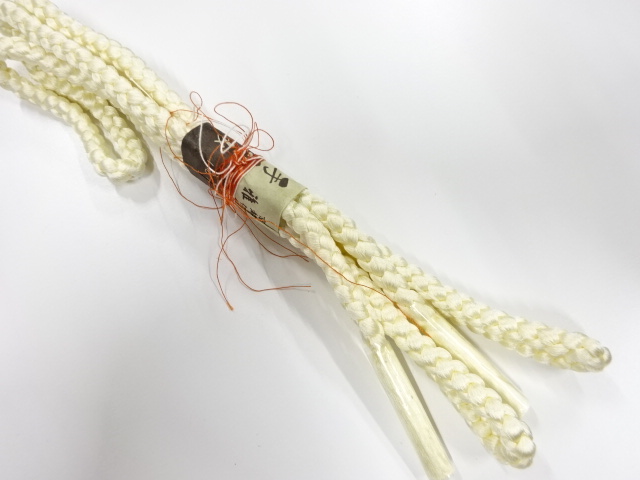 未使用品　正絹　手組帯締め